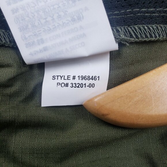 PrAna Double Peak E-Waist Shorts Men's XXL 8" Inseam Cargo Green Ripstop UPF 50+ - Picture 10 of 16